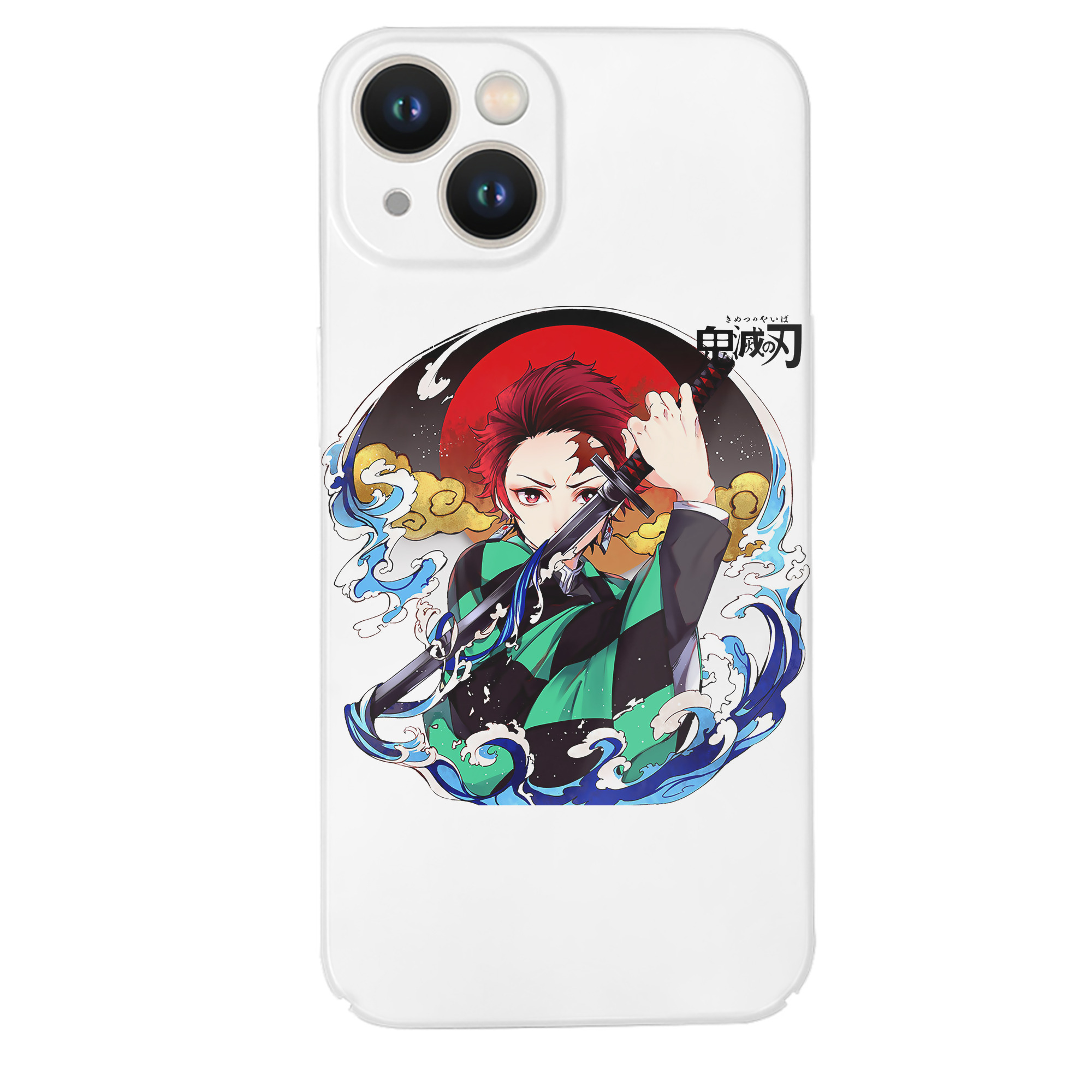 （画像用） 鬼滅の刃 竈門 炭治郎／かまど たんじろう Kamado Tanjirou 【iPhone 14シリーズ対応】ハードケース